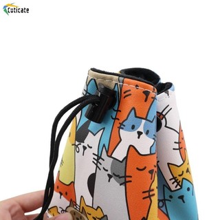 Túi đựng bóng golf in hình mèo graffiti, chống mài mòn và chống nước