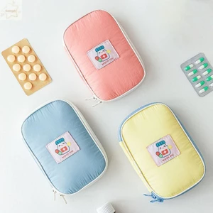 Túi sơ cứu Mini AWNGD, Túi đựng thuốc di động bằng Nylon, Bộ dụng cụ khẩn cấp y tế chống nước