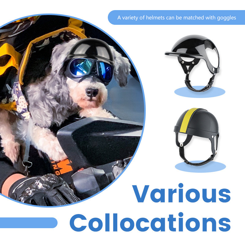HamshMoc Adventure-Ready Dog Kính chống bụi Con dấu đường viền phù hợp với thiết kế thoáng khí để chạy bộ ngoài trời vui vẻ