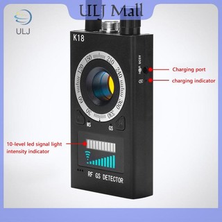 Camera chống dò đa chức năng ULJ K18 Bộ tìm lỗi âm thanh GSM Tín hiệu GPS.