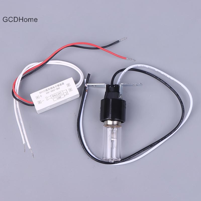 GCDHome Khử Trùng Tia Cực Tím 3W 12V 185-254nm cho Tủ Lạnh Lò Vi Sóng HOT