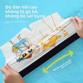 Quần lót lưới Shin cho bé trai – Quần sịp hoạt hình 4 cái mát lạnh co giãn thoáng khí mùa hè