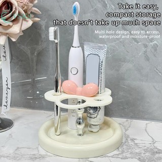 Chenlongshang Hình Hoa Acrylic Điện Bàn Chải Đánh Răng Giá Để Đồ Kem Đánh Răng Bàn Chải Trang Điểm Giá Để Đồ Phòng Tắm Để Bàn Sắp Xếp EN