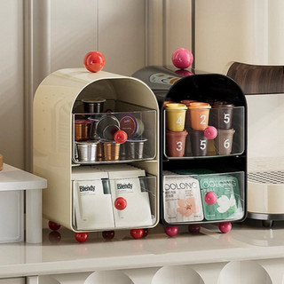 Hộp Đựng Đồ Ngăn Kéo 2 Tầng Trong Suốt MAISON, Kệ Đựng Mỹ Phẩm, Đồ Dùng Học Tập Decor Bàn Học Gọn Gàng