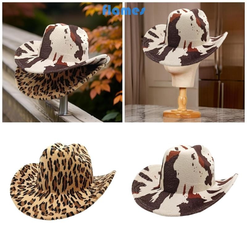 Mũ thanh lịch họa tiết da báo, phù hợp cosplay và tiệc tùng