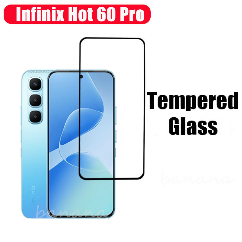 Ốp điện thoại di động chống rơi 3 TRONG 1 Infinix Hot 60 Pro cho Infinix Hot 60 Hot 60i Kính cường lực + Phim ống kính