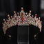 WEETW Baroque Nữ Hoàng Tiaras, Trang Sức Tóc Cao Cấp Baroque Pha Lê Vương Miện, Thời Trang Sáng Bóng Trang Trí Thanh Lịch Vintage Kim Cương Giả Diadem Tiệc Sinh Nhật