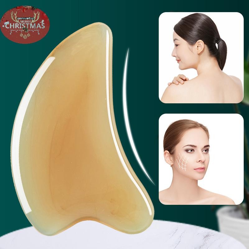 XUAN Da Cạo Nhựa Gua Sha Massage Ban Guasha Tấm Mặt Mắt SPA Máy Mát Xa Cạp Dụng Cụ Cho Mặt Cổ Lưng Chân Cơ VN