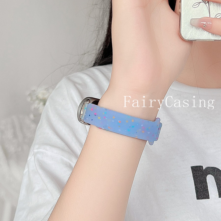 Dây Đeo Silicon Cho Mi Band 10 9 8 7 6 5 4 3 Dây Đeo Tay Thể Thao Có Thể Thay Thế Vòng Tay Cho Mi Band 9 8 Hoạt Động Phụ Kiện