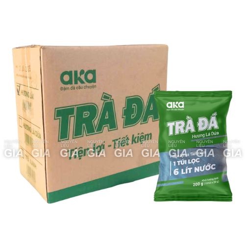 [THÙNG 12 GÓI] Trà đá Aka túi lọc 200g (10 túi x 20g)