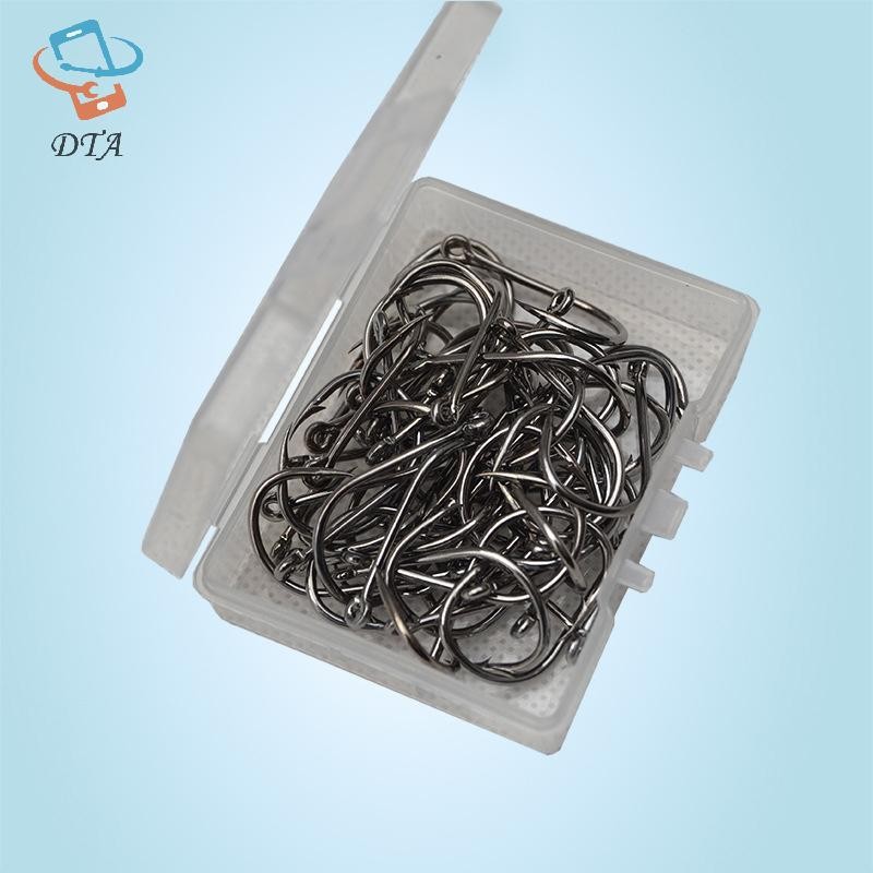 Hộp Móc Câu Cá Thép Carbon Cao Cấp Dành Cho Nước Ngọt - Chất Lượng Cao VN