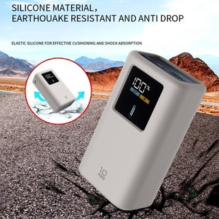 ROOMYCO Silicone, Chống Sốc Chống Bụi Bảo Vệ, Chất Lượng Cao Di Động Có Tay Cầm Mềm Mang Theo Cho CUKTECH Model 10 Mini 10000mAh 55W Power Bank Travel