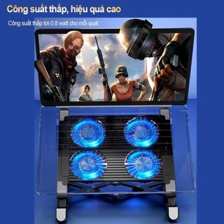 khử mùi hiệu quả Nhiệt nhiệt Quạt Tản LAPTOP laptop Mạnh LED không gây mỏi mắt kê MACBOOK kệ đế USB Êm Kệ Chất Lượng có