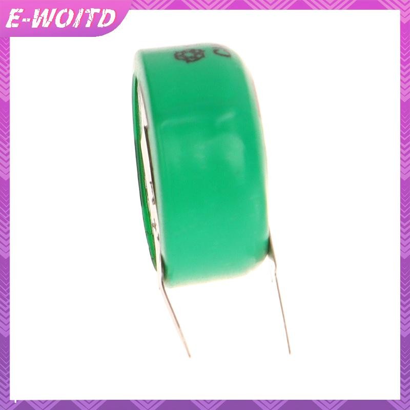 E-WOITD 10 Chiếc 1.2V 40mAh Pin Sạc Ni-MH Có Chân Hàn Cho Hẹn Giờ Đồ Chơi Đồng Hồ Máy Trợ Thính Thiết Bị Năng Lượng Mặt Trời Nút Đồng Xu Cell HNVN