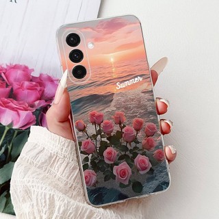 Dành Cho Samsung Galaxy Galaxy A36 A56 5G Vỏ SM-A366B SM-A566B Vỏ Silicon Mềm Hình Bướm Hoa Thời Trang Cho Samsung A36 Ốp Lưng