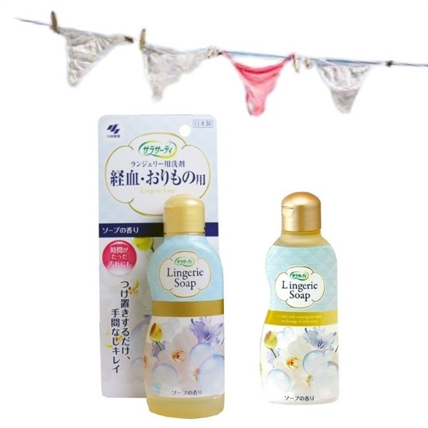 Nước giặt đồ lót Lingerie Soap Nhật Bản 120ml, nhẹ nhàng, lành tính, an toàn cho cô bé