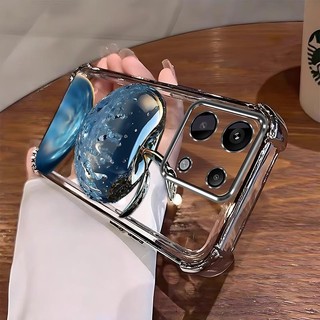 Thích hợp cho Redmi Note13Pro (5G) Vỏ điện thoại Apple Crystal Chất liệu đơn giản Thiết kế mới Vỏ điện thoại TPU trong suốt Giá cả phải chăng Chống sốc Chống trượt