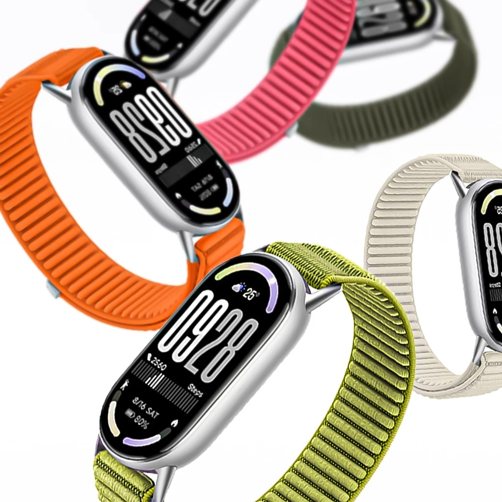 Dây Đeo Nylon Cho Xiaomi Mi Band 10 9 8 Vòng Tay Thể Thao Thông Minh Dây Đeo Tay Đồng Hồ Cho Mi Band 10 9 Dây Thay Thế Phụ Kiện
