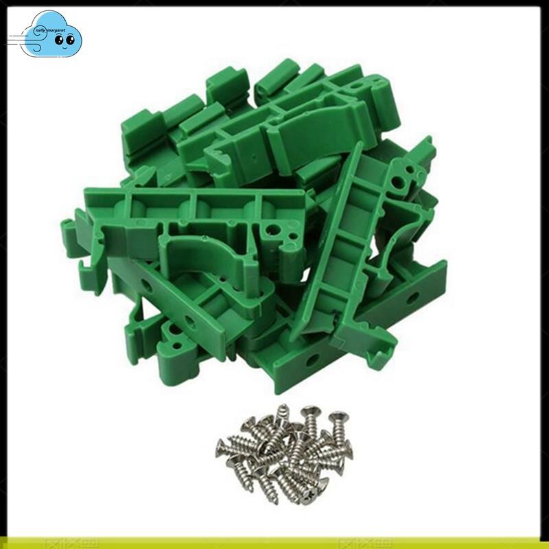 20 Chiếc DRG-01 PCB Cho DIN 35 Đường Sắt Gắn Hỗ Trợ Adapter Bảng Mạch Giá Đỡ Tàu Sân Bay Kẹp Kết Nối