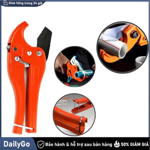 Kéo Cắt Ống Nước Nhựa PVC PPR PE PU Hạng Nặng, Lưỡi Thép Cứng Bền, Tay Cầm Êm Chống Trượt