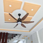 QUẠT TRẦN 6 CÁNH sải 137 & 167cm có đèn, ĐỘNG CƠ LÕI ĐỒNG, 6 cấp gió 3 màu đèn, có remote (Bảo hành 2 NĂM) — ảnh 8