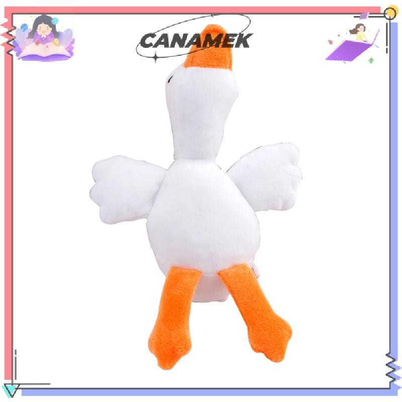 CANAMEK Vịt Sang Trọng Búp Bê Lông Tơ Móc Khóa Động Vật Dễ Thương Thiên Nga Ngỗng Mềm Búp Bê Nhồi Bông Schoolbag Mặt Dây Chuyền Trẻ Em Bé Gái Quà Tặng Sinh Nhật CSF