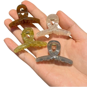 Yoo 4 Thiết Kế Barrettes Chắc Chắn Giữ Mờ Móng Vuốt Tóc Nữ Bé Gái Phụ Kiện