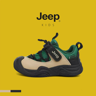 JEEP Giày thể thao trẻ em bốn mùa, nhẹ, đế mềm, lưới thoáng khí