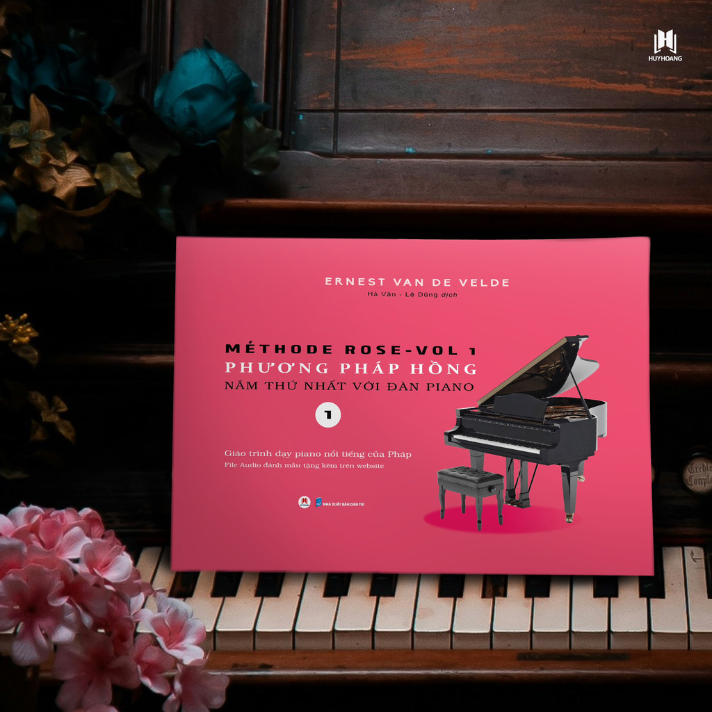 Sách Méthode Rose Vol 1 - Phương Pháp Hồng - Năm Thứ Nhất Với Đàn Piano (Tái Bản 2024)