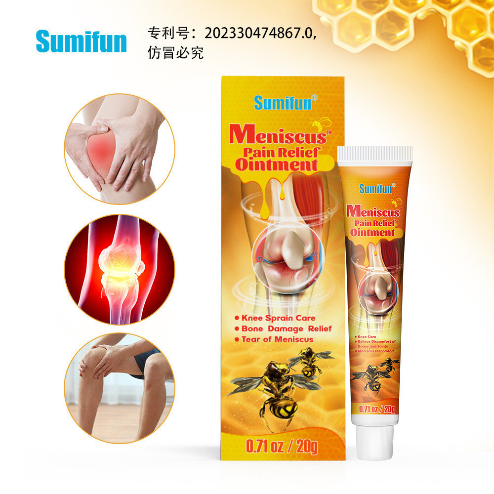 SUMIFUN Gel Nọc Ong Xoa Bóp Giảm Đau Lưng, Mỏi Gối, Đau Vai Gáy Chính Hãng 20g