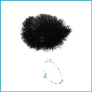 Utakee Lông Thú Chống Gió Muff Card Âm Thanh Kính Chắn Gió Trực Tiếp Giảm Tiếng Ồn Kính Chắn Gió Cho G7XII G7X2 G9X AS300