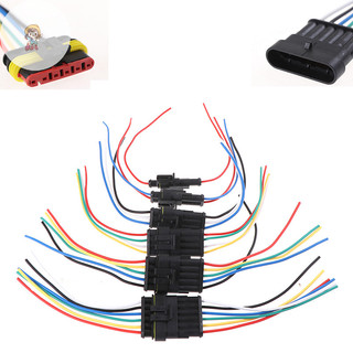 Twe 1 / 2 / 3 / 4 / 5 / 6Pin Nữ Nam Chống Thấm Nước Cáp Điện Tự Động Kết Nối Xe Cắm VN