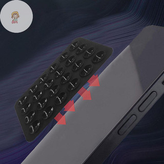Twe Tấm Hút Silicon Hai Mặt Cho Điện Thoại Di Động Cố Định Cốc Hút Lưng Dính Cao Su Silicon Hút Miếng Lót Cho Miếng Lót Cố Định VN