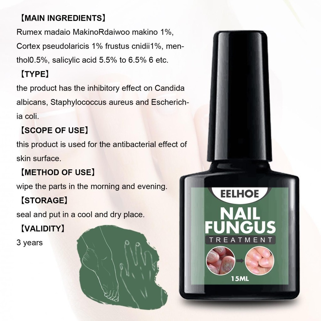 Serum Nấm Móng Tay Chân ELLHOE Hết Sạch Nấm, Bọng Móng, Hư Khoé, Nước Ăn Tay Chân, Dưỡng Cứng Móng
