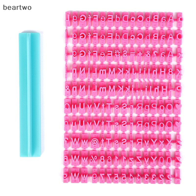< Beartwo > 1 Bộ Chữ Số Khuôn Bánh Quy Bảng Chữ Cái Báo Chí Tem DIY Bánh Dụng Cụ Nướng Bánh Đẹp