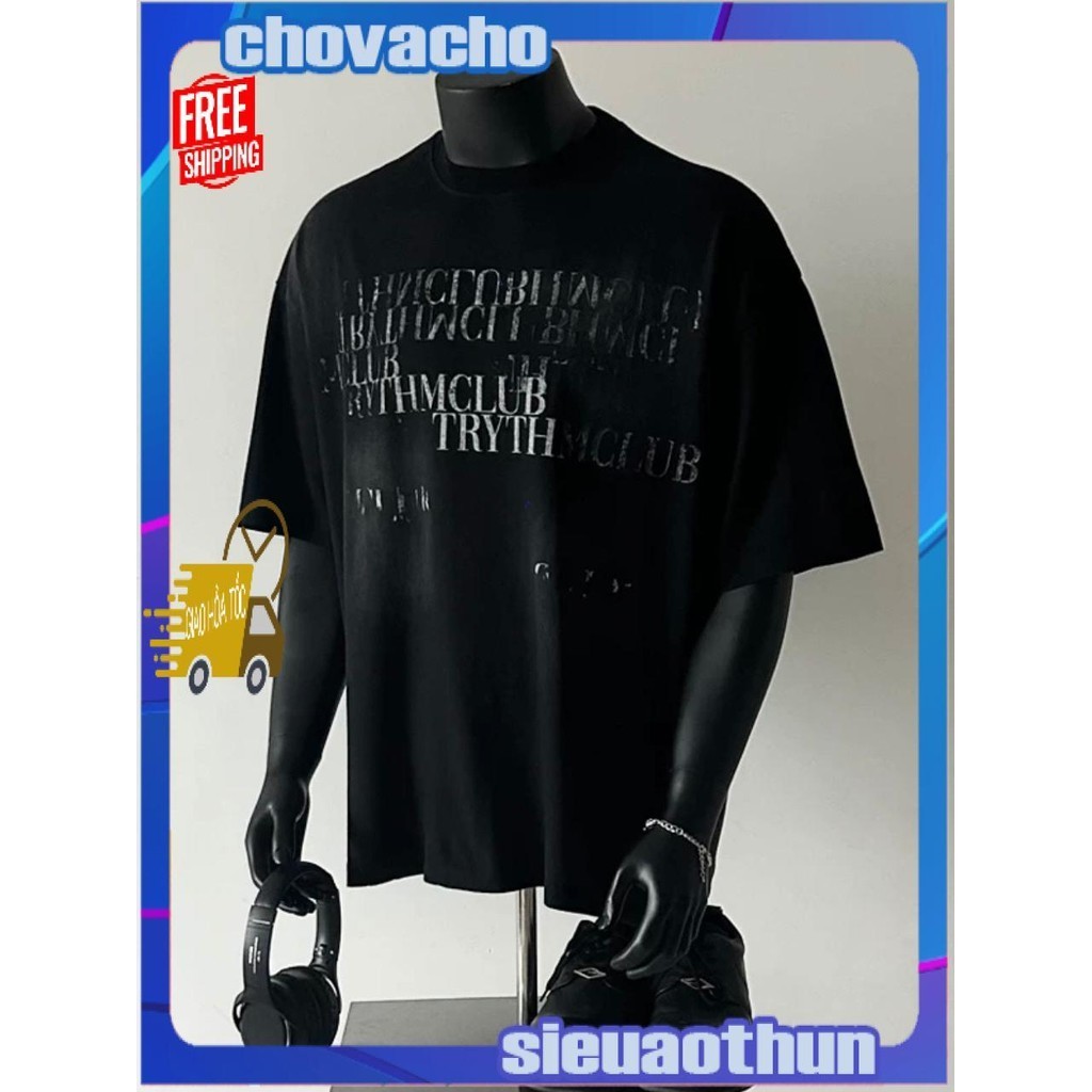 Áo thun Stee Cổ tròn in TRYTHCLUB Localbrand ICVCVNI Unisex