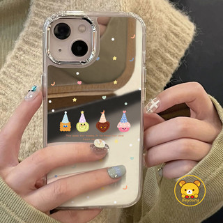 Ins Style Polka Dot Donuts Gương Ốp Lưng Điện Thoại Honor 90 Lite X9 X8A X8B X7B X7A X6A X50 X40 GT Pro X6 X50i X40i X30i X30 X5 Vỏ Bảo Vệ Ống Kính Mạ Điện Trong Suốt