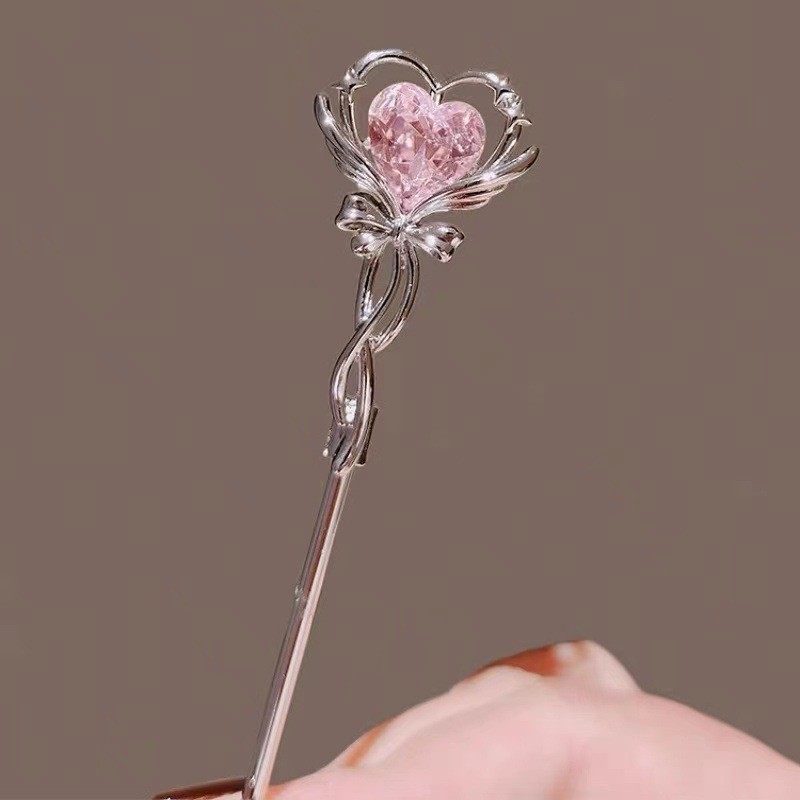 Mauropoli [Hàng có sẵn] Cây đũa phép ngọt ngào dễ thương ~ Kẹp tóc cổ nữ cao cấp hiện đại đơn giản Cô gái ngọt ngào Kẹp tóc hàng ngày