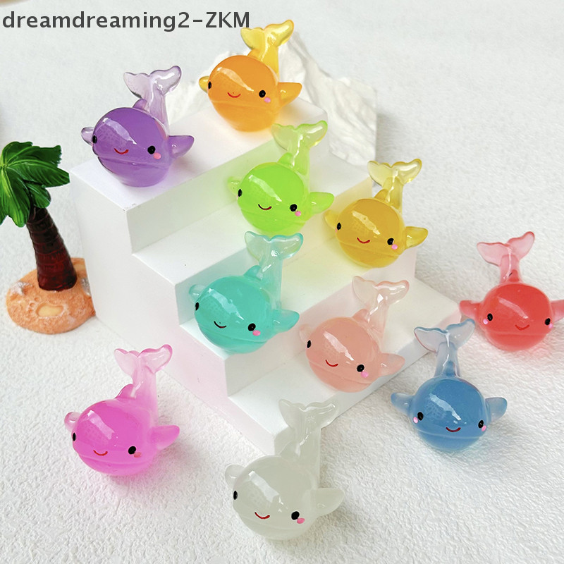 [dreamdreaming] 1 Cá Voi Dạ Quang Trang Trí Nhà Cảnh Quan Nhựa Thủ Công Phát Sáng Vườn Cá Voi Cá Thu Nhỏ Đồ Trang Trí Trang Trí [zkm]