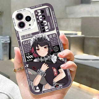 Hoạt Hình Xu Hướng Thương Hiệu Trò Chơi Zenless Zone Zero Ellen Joe Ốp Lưng Điện Thoại Tương Thích Cho iPhone 12 11 Pro Max XR X XS Max 8 7 6 6S Plus Vỏ TPU Cặp Đôi Chống Sốc Trong Suốt Mềm