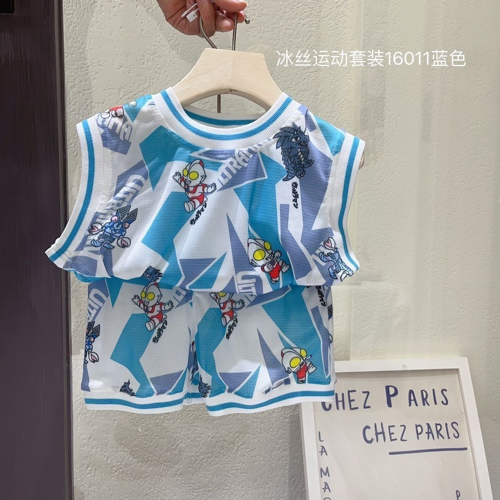 Bộ quần ngắn tay cho bé gái, bé trai set bộ trẻ em unisex chất cotton giấy thoáng mát họa tiết hoạt hình QCCC 16002