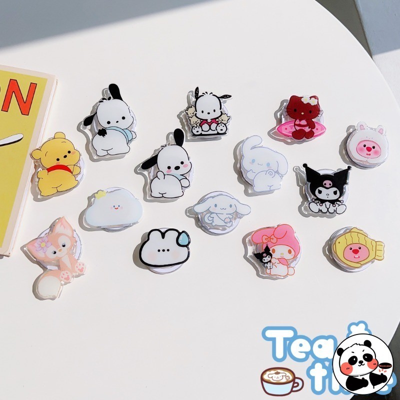 Cầm Cho MagSafe Từ Hoạt Hình Dễ Thương Pochacco Sanrio Giai Điệu Winnie the Pooh Hello Kitty Cặp Đôi Giá Đỡ Điện Thoại Di Động Tok Griptok Giá Đỡ Kính Thiên Văn Có Thể Gập Lại Túi Khí Giá Đỡ Máy Tính Để Bàn