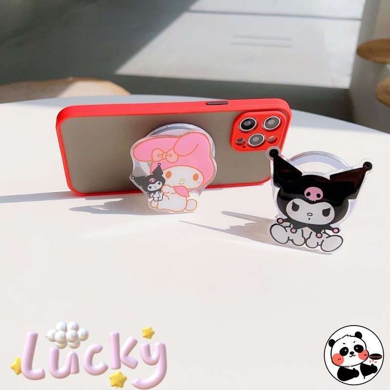 Cầm Cho MagSafe Từ Hoạt Hình Dễ Thương Pochacco Sanrio Giai Điệu Winnie the Pooh Hello Kitty Cặp Đôi Giá Đỡ Điện Thoại Di Động Tok Griptok Giá Đỡ Kính Thiên Văn Có Thể Gập Lại Túi Khí Giá Đỡ Máy Tính Để Bàn