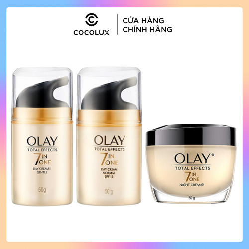 Kem Dưỡng Ẩm Olay Total Effects 7in1 Ngày & Đêm Phục Hồi & Làm Chậm 7 Dấu Hiệu Lão Hóa 50g