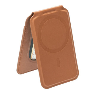 Từ Gấp Ví Đựng Thẻ Bao Da Cho Magsafe IPhone 14 13 15 11 Pro Max 12 Plus 15Pro 14Pro Macsafe Stand Cover