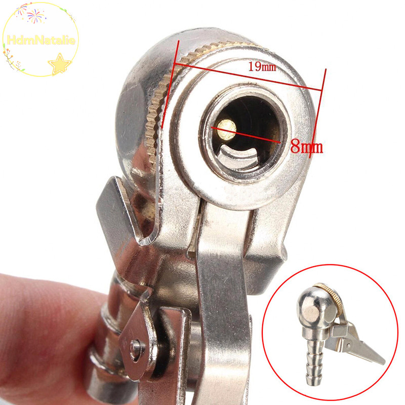 Hdmnatalie Kẹp Lốp Không Khí Chuck Máy Bơm Hơi Có Thân Van Cho Dụng Cụ Sửa Chữa Lốp Ô Tô VN