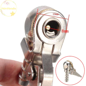 Hdmnatalie Kẹp Lốp Không Khí Chuck Máy Bơm Hơi Có Thân Van Cho Dụng Cụ Sửa Chữa Lốp Ô Tô VN