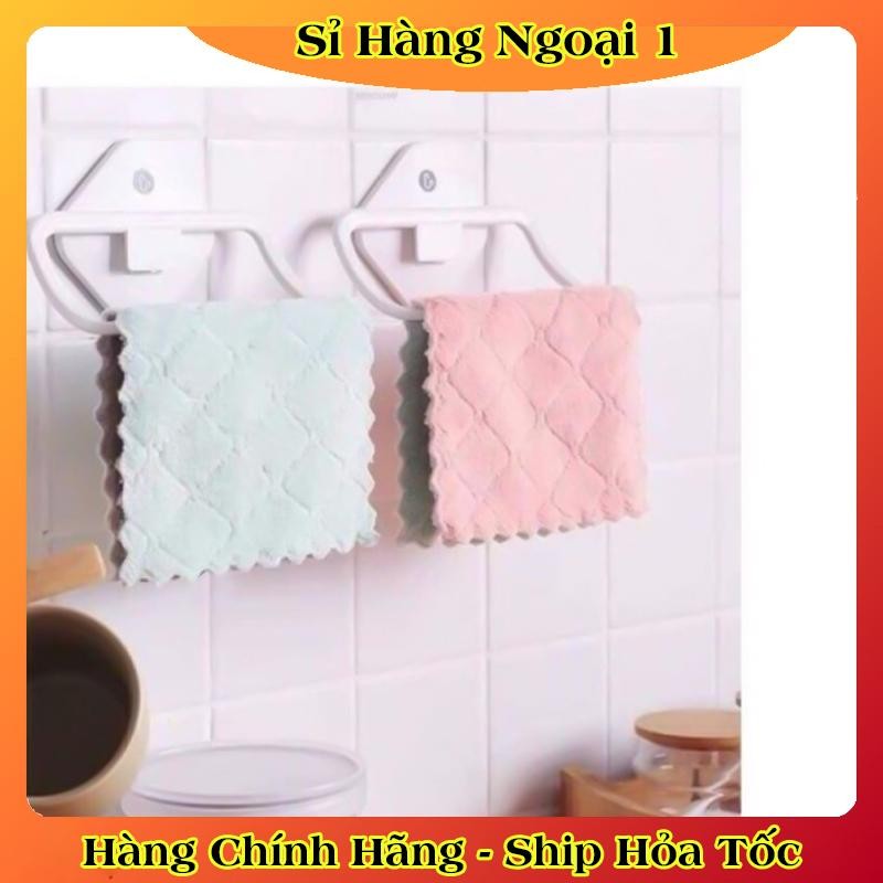 [1 CHIẾC] Khăn lau bếp đa năng 2 mặt siêu thấm (lau bếp, bát đĩa, bàn ghế...) kháng khuẩn