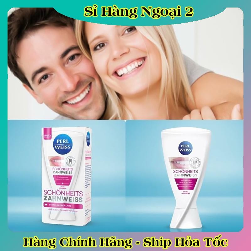 Kem đánh răng siêu trắng PERL WEISS 50ml (hàng nội địa đức)
