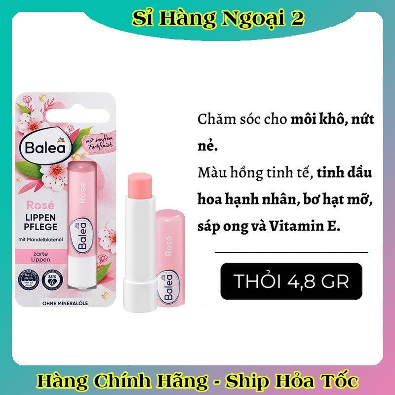 [auth] Son dưỡng môi  giúp môi căng bóng, mềm mịn Balea nội địa Đức,Đủ Bill [Hot]